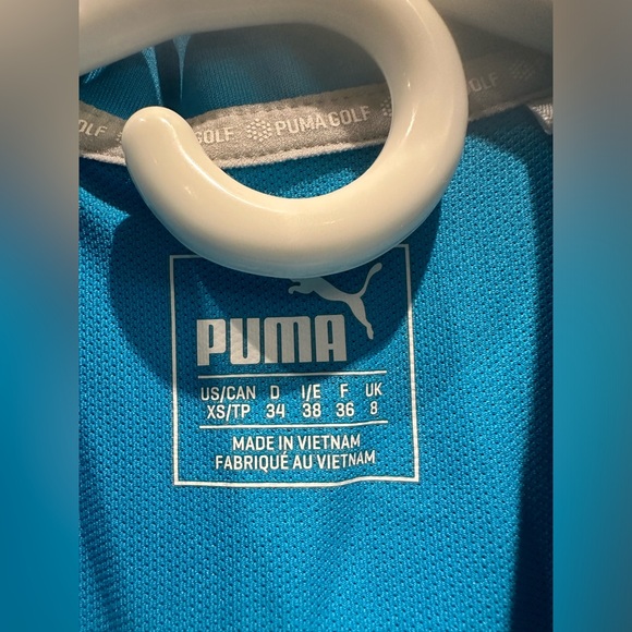 Puma Light Blue Sleeveless Golf Tank - Picture 3 of 3